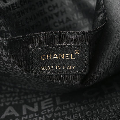 Chanel Calfskin CC Dice Tote Bag Black 7 of 9
