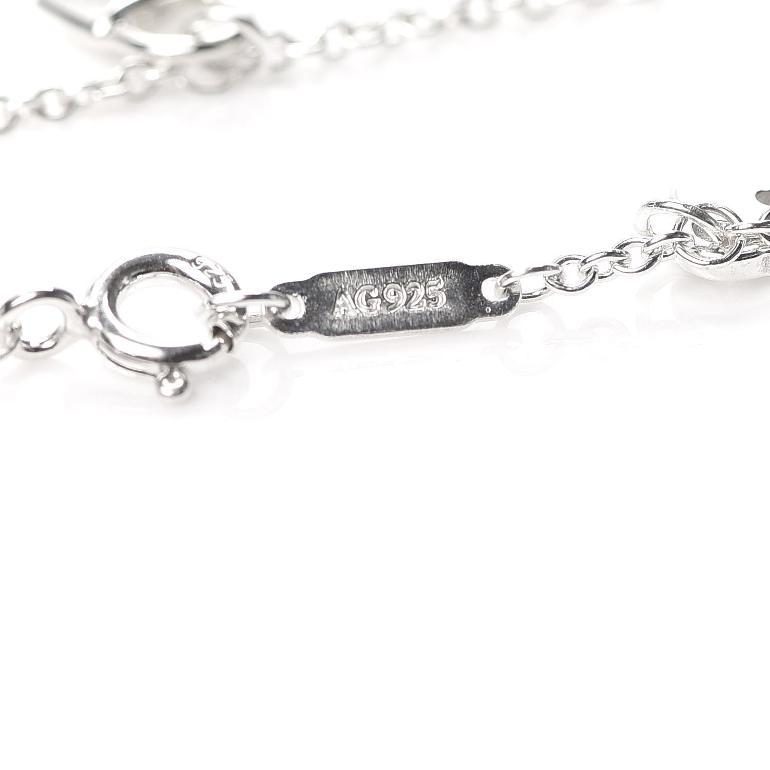 Tiffany Sterling Silver Enamel Love Notes Charm Bracelet Blue 4 of 7