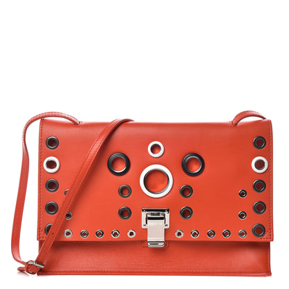 Proenza Schouler Smooth Calfskin Grommet Small Lunch Bag Orange 1 of 9