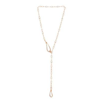 Pomellato 18K Rose Gold Diamond Fantina Necklace 3 of 3
