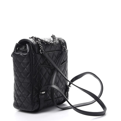 Chanel Lambskin Quilted Small Urban Spirit Backpack Black 3 of 8