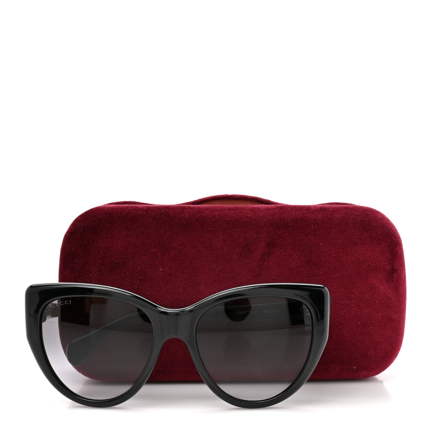 Gucci Acetate Cat Eye Sunglasses GG0877S Black 8 of 8