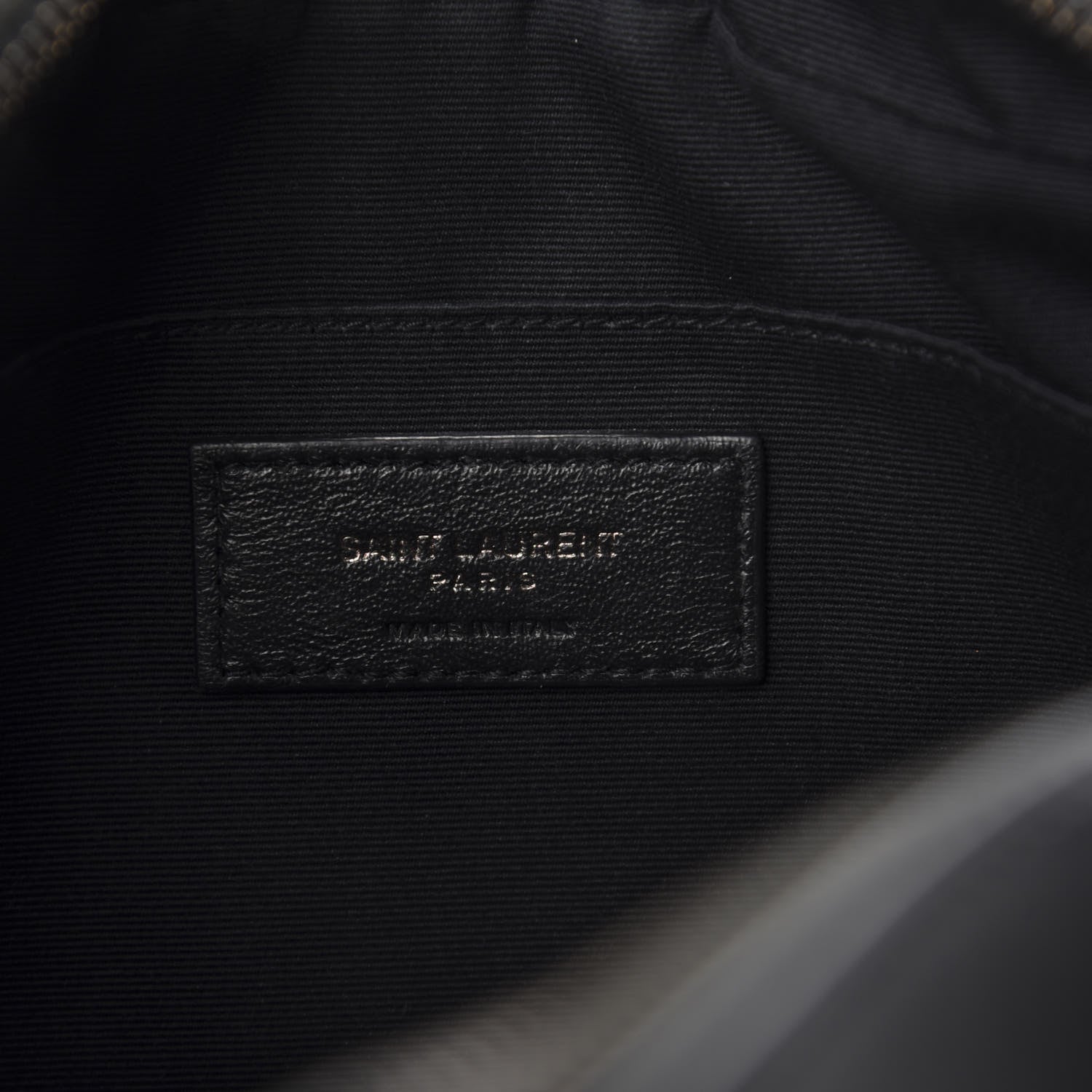 Saint Laurent Calfskin Matelasse Monogram Lou Camera Bag Black 8 of 11