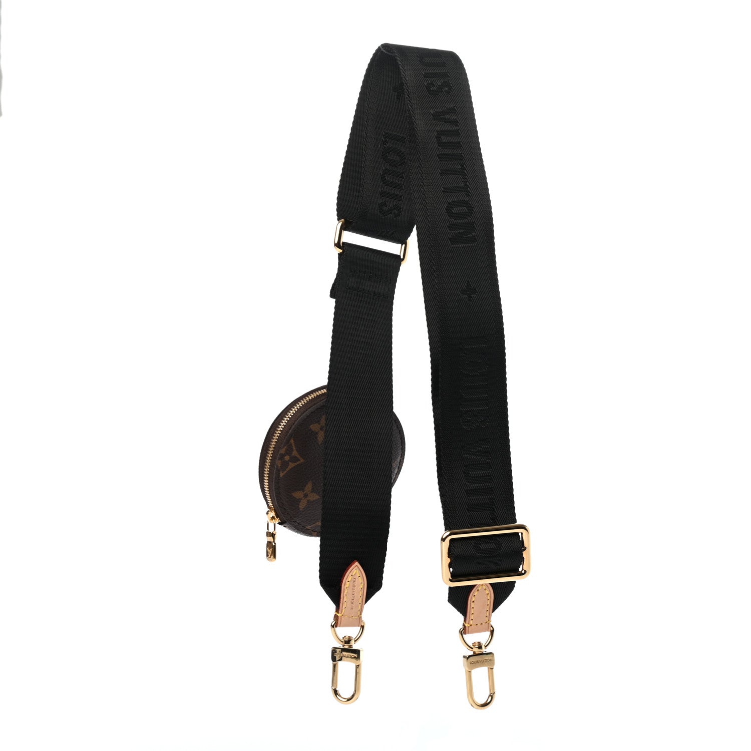 Louis Vuitton Monogram Multi Pochette Accessories Bandouliere Shoulder Strap Black 2 of 5