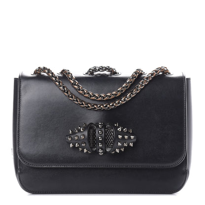 Christian Louboutin Calfskin Small Sweety Charity NV Shoulder Bag Black 1 of 12