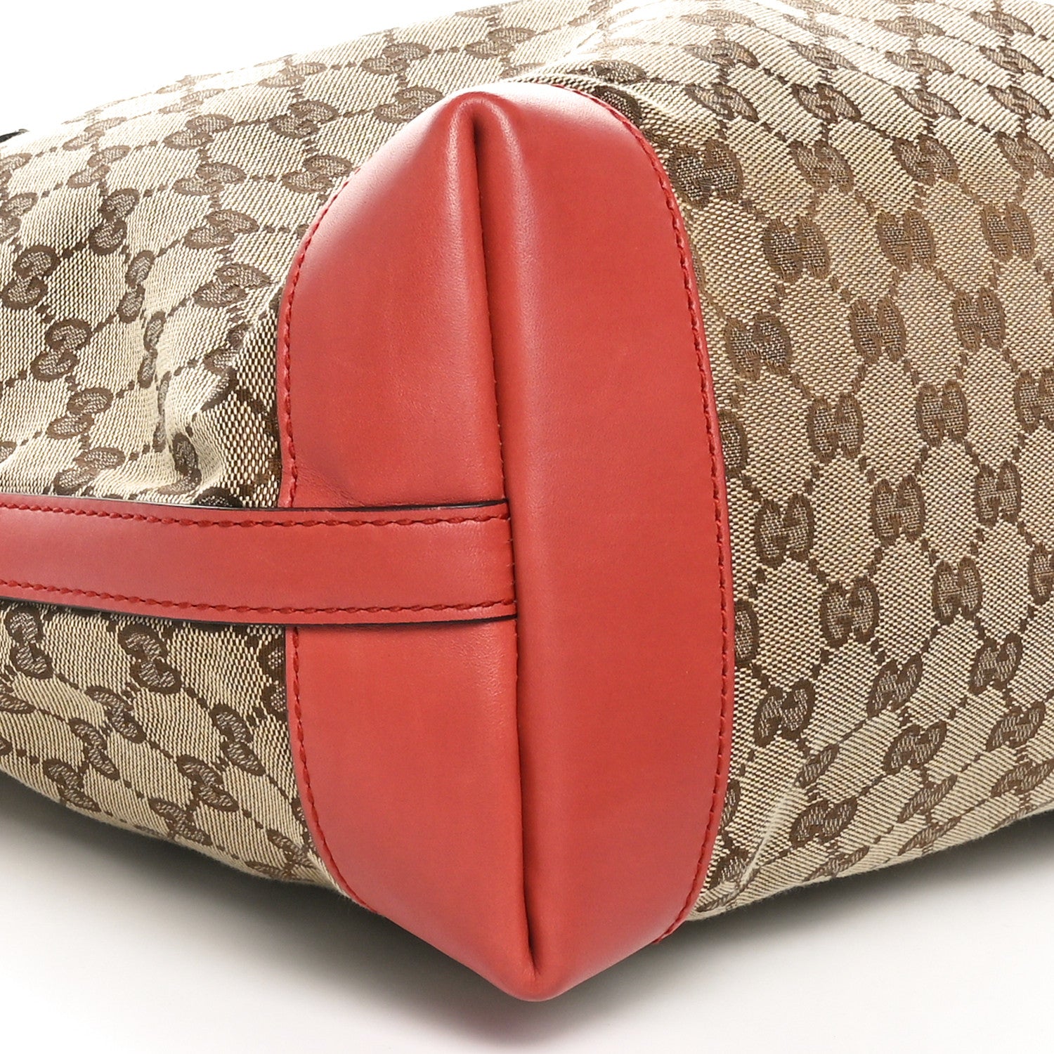 Gucci Metallic Monogram Medium Craft Tote Coral 10 of 11