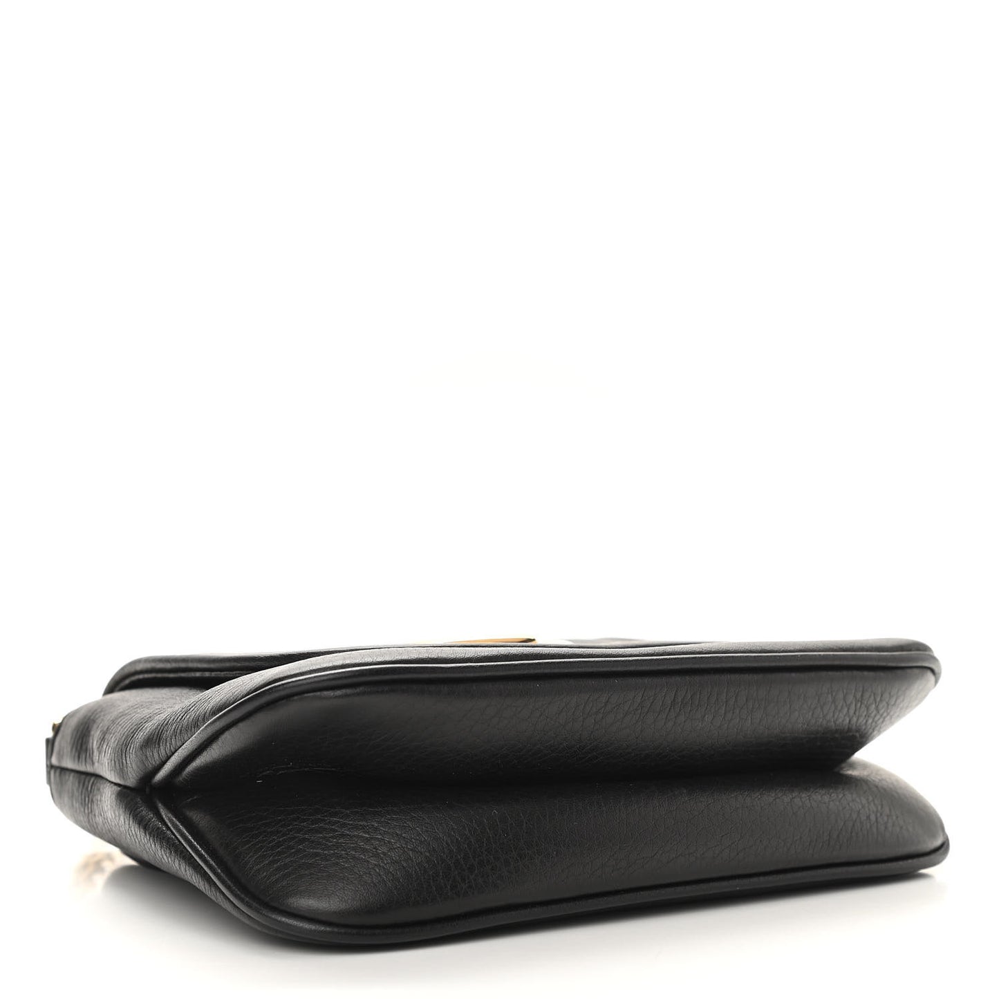 Pebbled Calfskin Small 1973 Chain Shoulder Bag Black