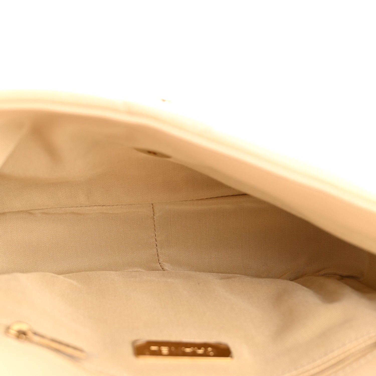 Chanel Lambskin Quilted Medium Chanel 19 Flap Beige 5 of 11