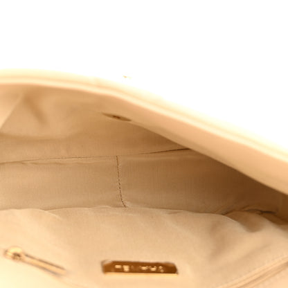 Chanel Lambskin Quilted Medium Chanel 19 Flap Beige 5 of 11