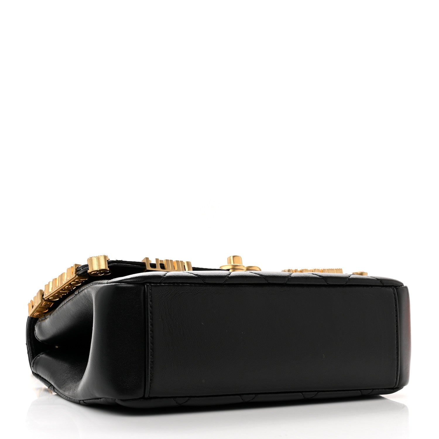 Chanel Lambskin Enamel Strass Quilted Mini Paris Monaco Flap Black 4 of 9