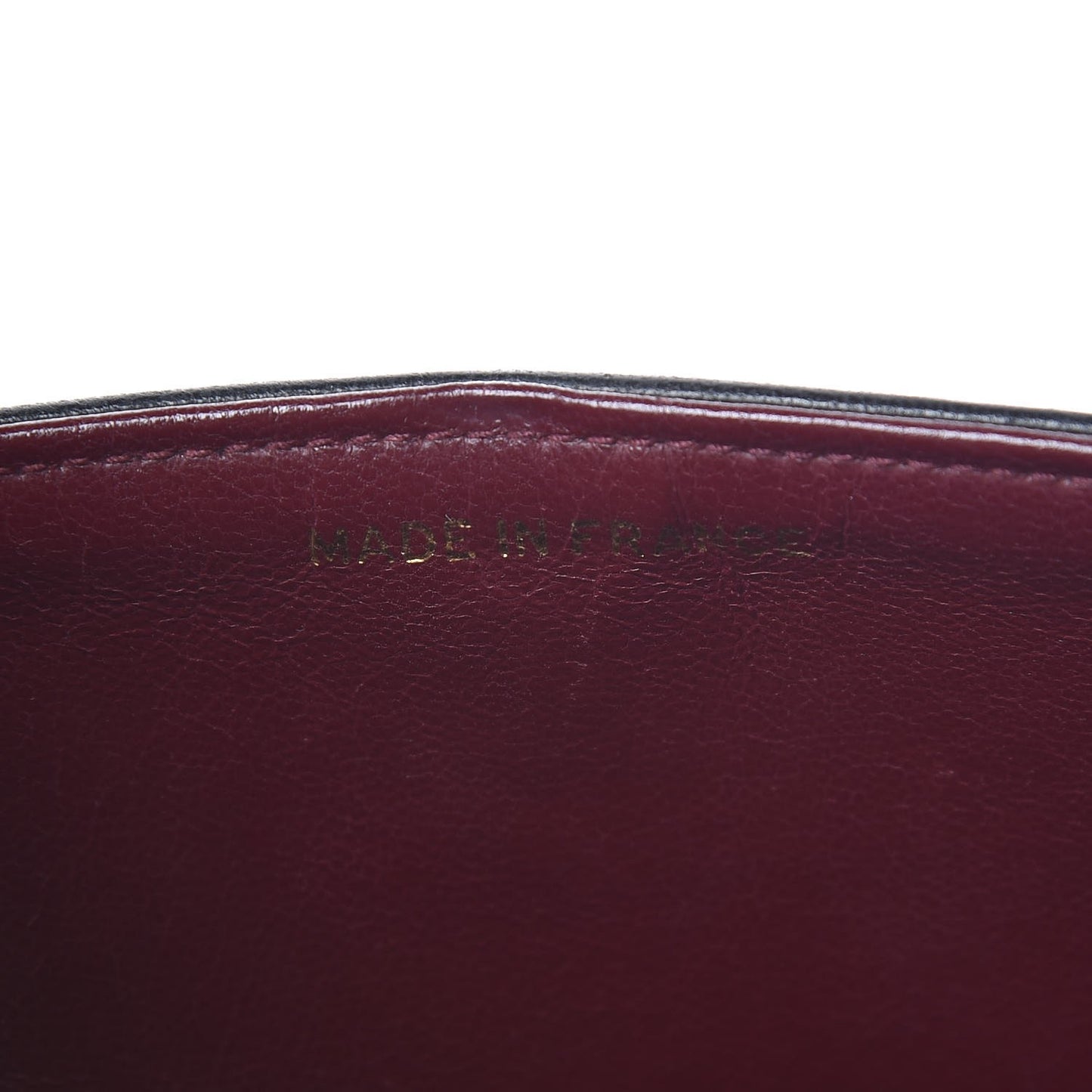 Lambskin Quilted Small Double Flap Black