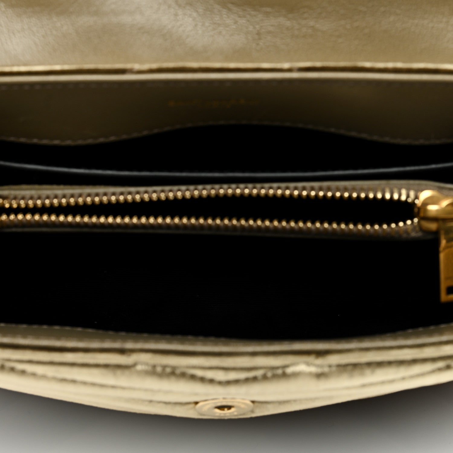 Saint Laurent Velvet Y Quilted Monogram Small Loulou Chain Satchel Dark Vintage Olive 5 of 10