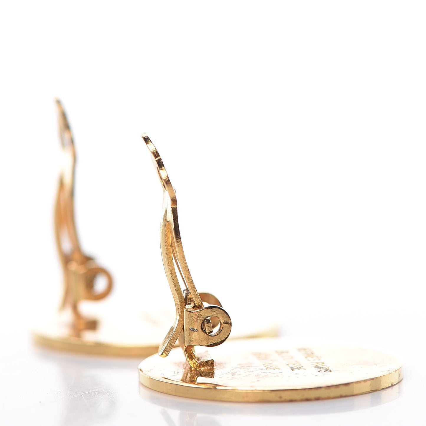 Clou De Selle Clip On Earrings Gold