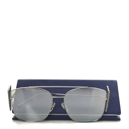 Fendi Metal Crystal Freedom Sunglasses FF 0380/G/S Silver 8 of 8