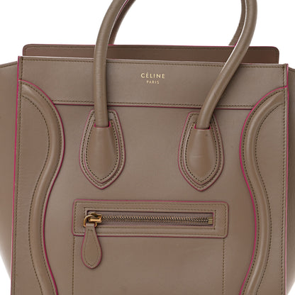 Celine Palmelato Calfskin Micro Luggage Beige 7 of 20