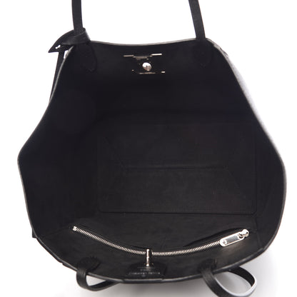 Louis Vuitton Calfskin Lockme Cabas Black 5 of 10