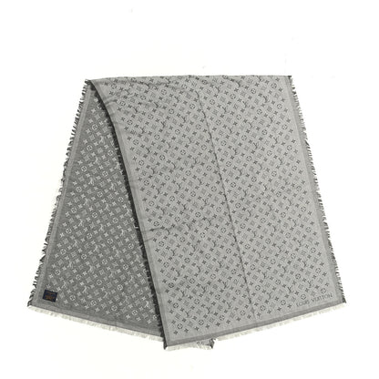 Louis Vuitton Cotton Monogram Essential Stole Gris 2 of 3
