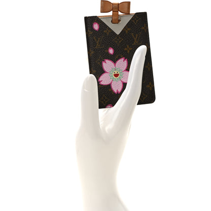 Louis Vuitton Monogram Cherry Blossom Mirror With Case Brown 2 of 8