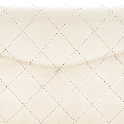 Chanel Lambskin Quilted Small Double Flap White 8 of 15