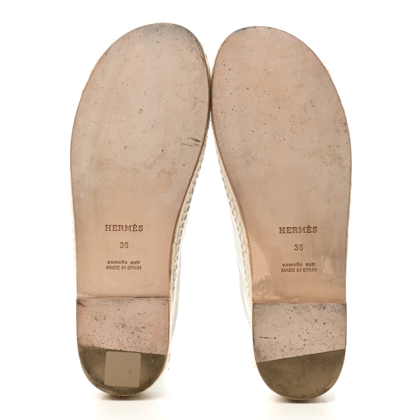 Calfskin Costanza Espadrilles 36 White