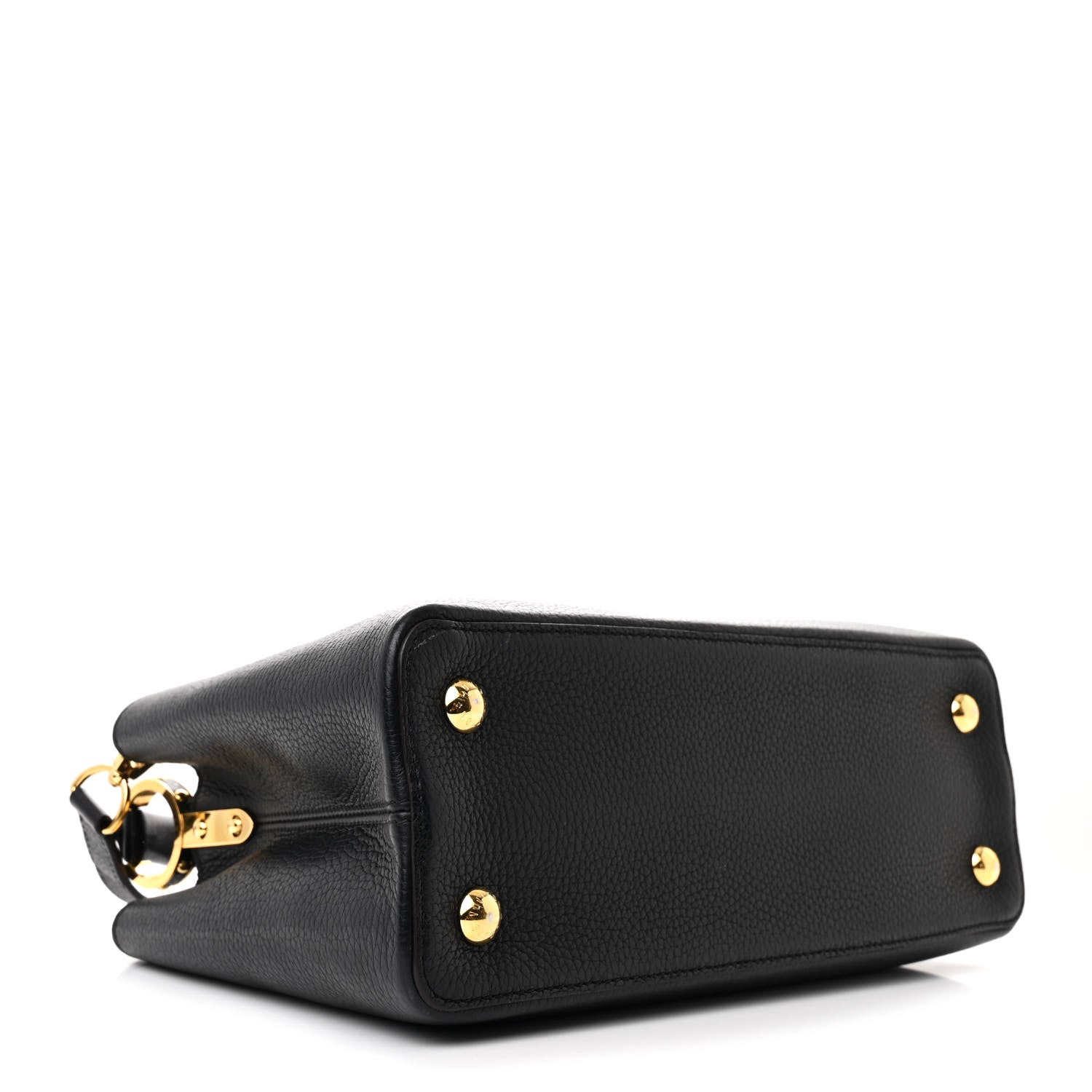 Louis Vuitton Taurillon Capucines PM Black 4 of 11