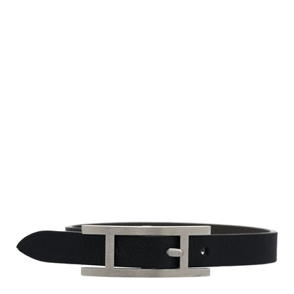 Hermes Swift Epsom Behapi Single Tour Bracelet S Black Etain 1 of 5