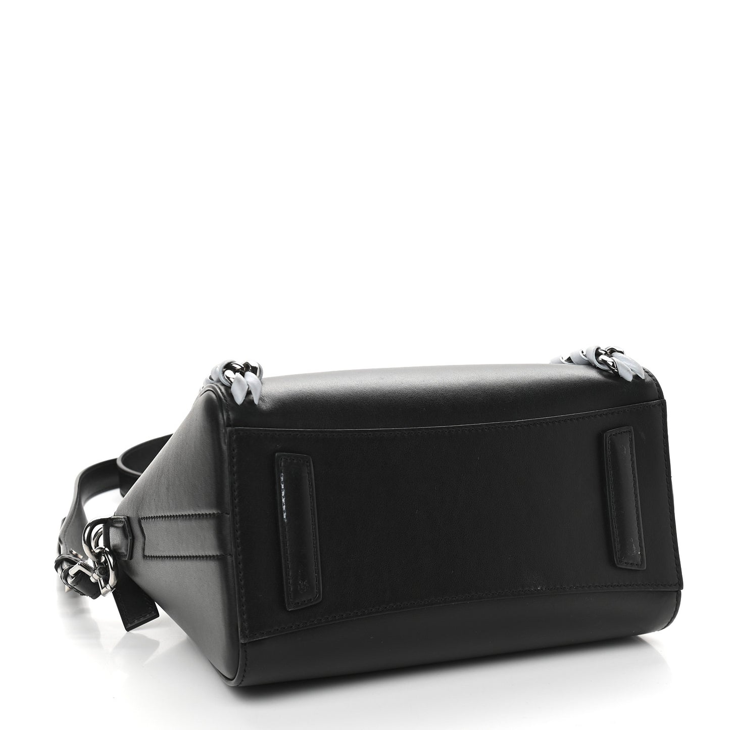 Smooth Calfskin Mini Chain Weave Antigona Black