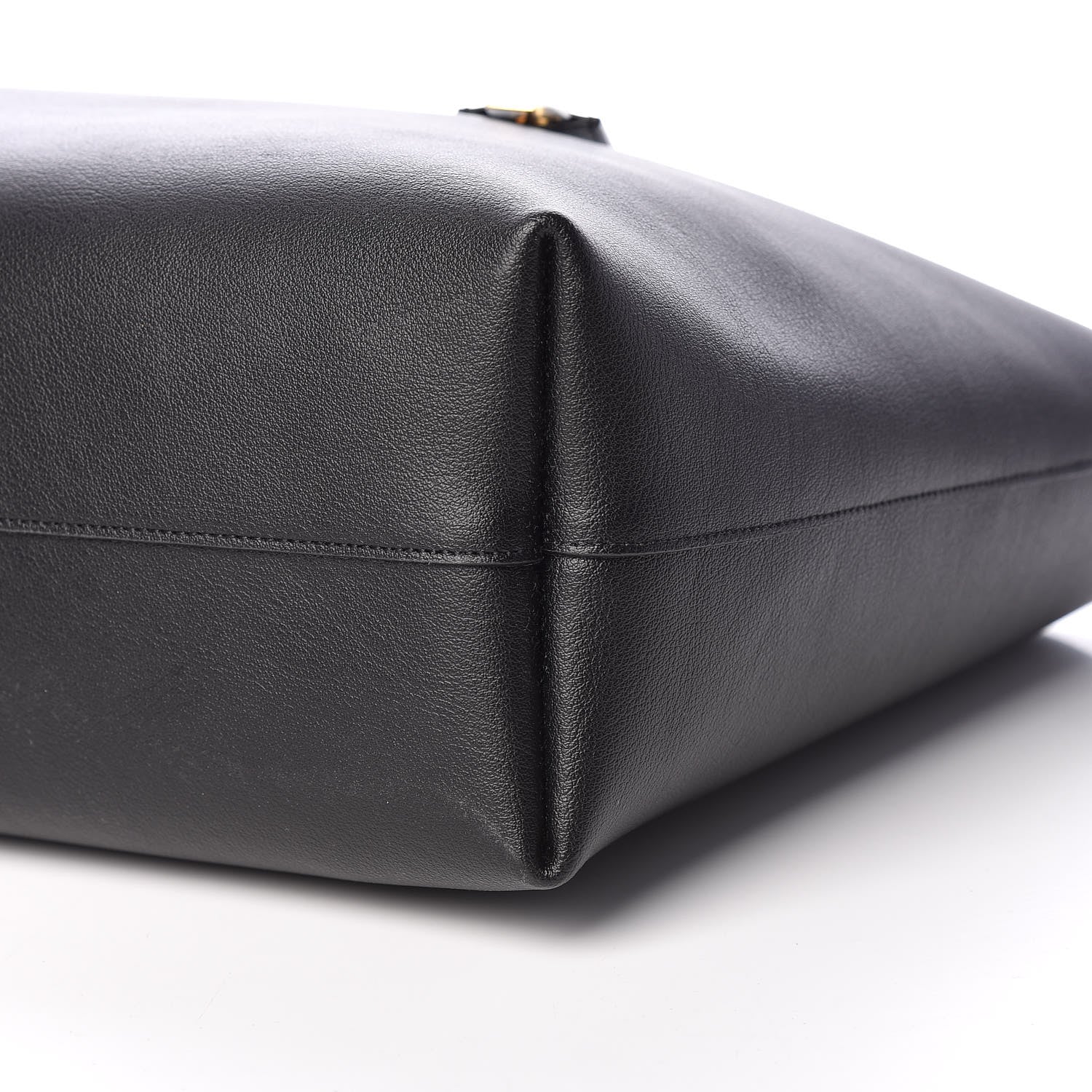 Saint Laurent Calfskin Large Shopping Tote Black 12 of 12