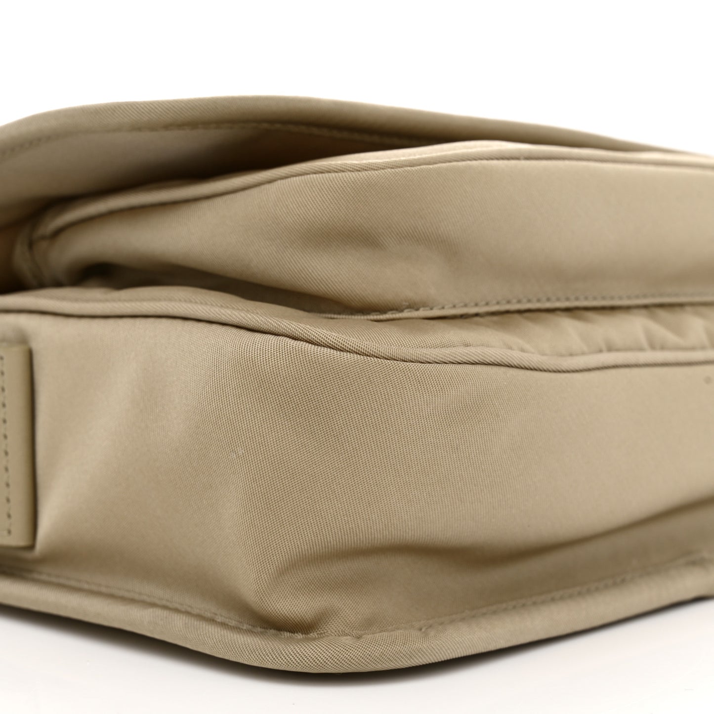 Econyl Nylon Small Niki Messenger Gray Hay