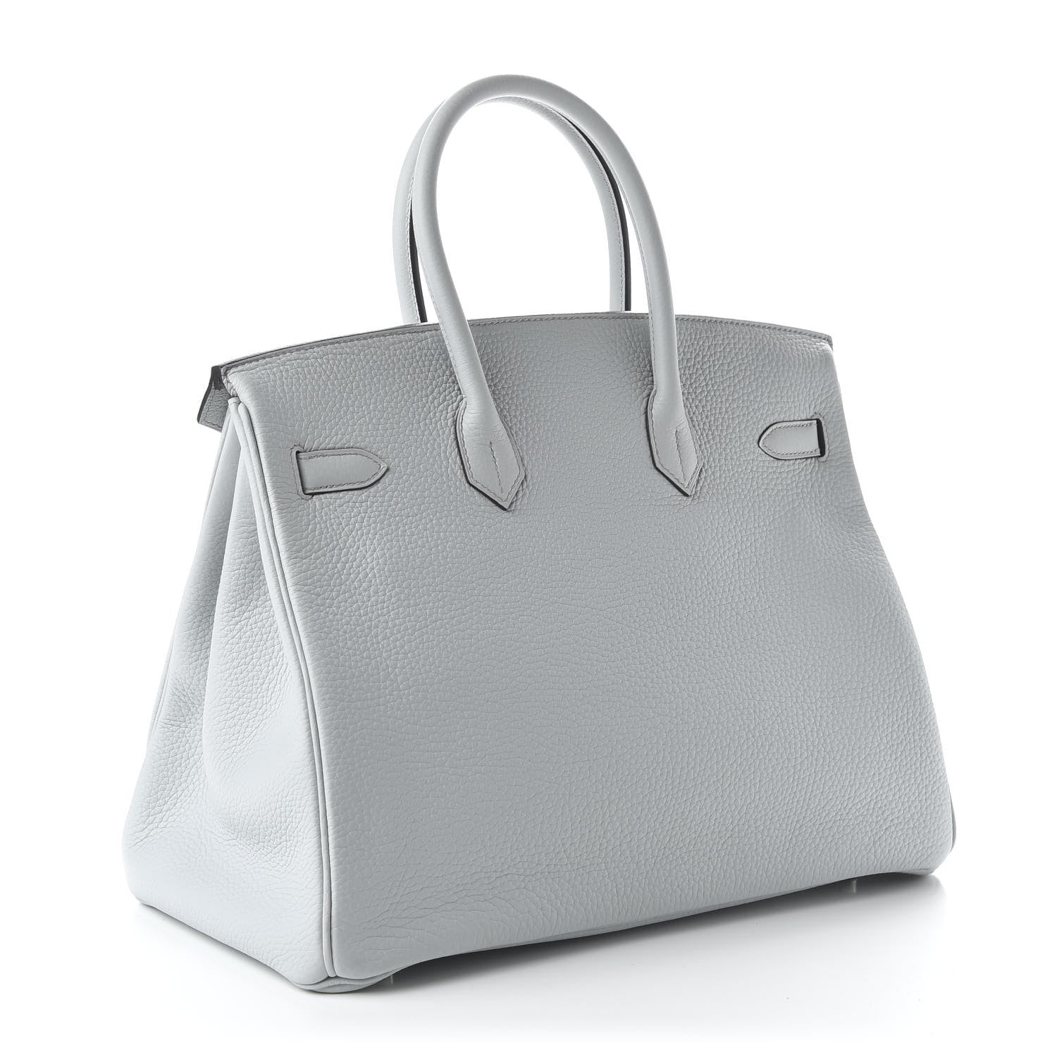 Hermes Taurillon Clemence Birkin 35 Bleu Pale 3 of 11