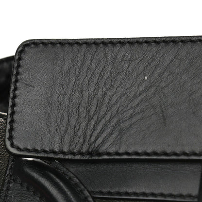 Celine Smooth Calfskin Mini Bi-Color Luggage Forest Black 20 of 29