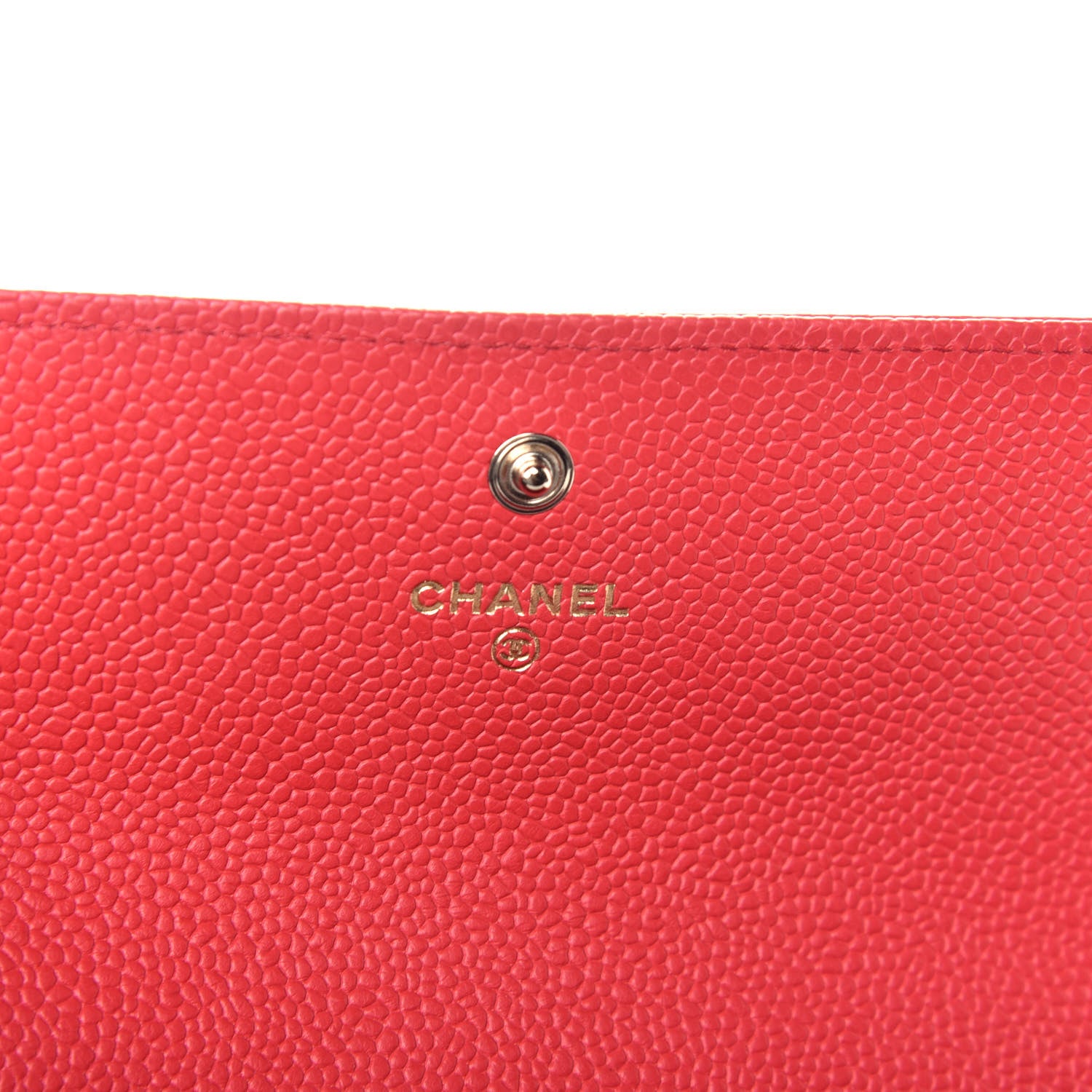 Chanel Caviar Quilted Boy Flap Wallet Red 11 of 16