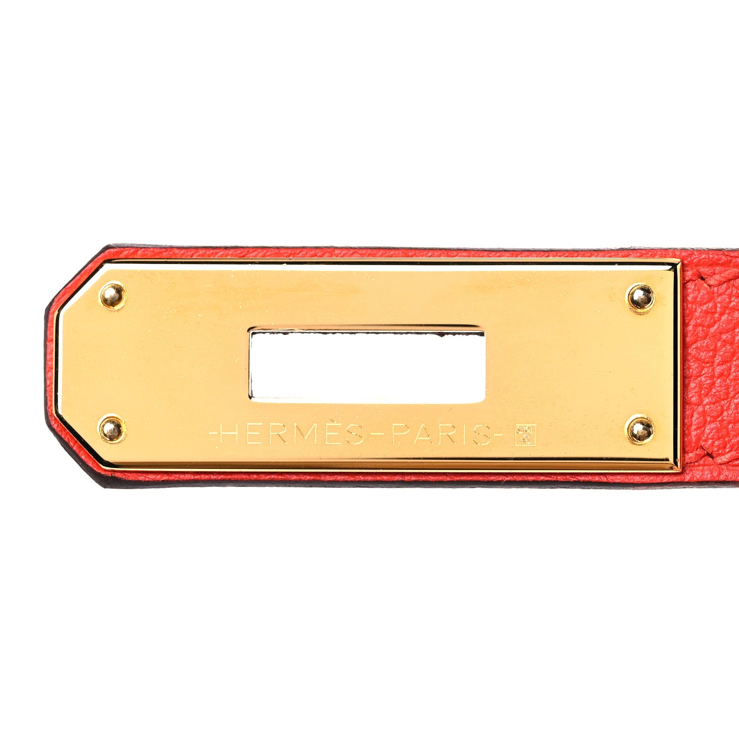 Hermes Evercolor Verso Kelly Retourne 32 Capucine Rouge H 10 of 15