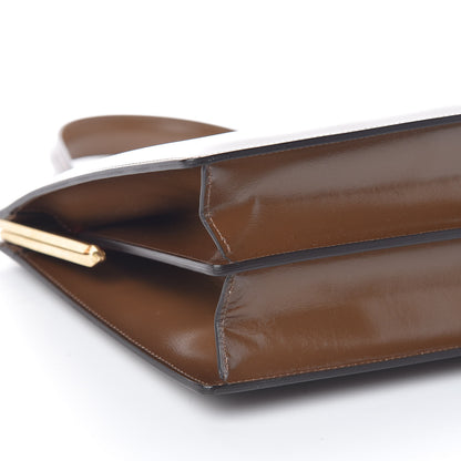 Celine Patina Box Calfskin Medium Clasp Bag Camel 7 of 8