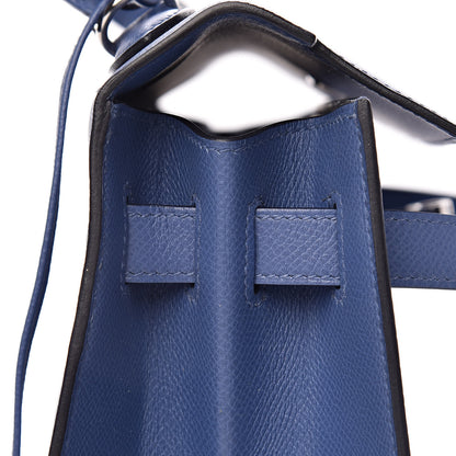 Hermes Epsom Kelly Sellier 32 Bleu Brighton 17 of 43