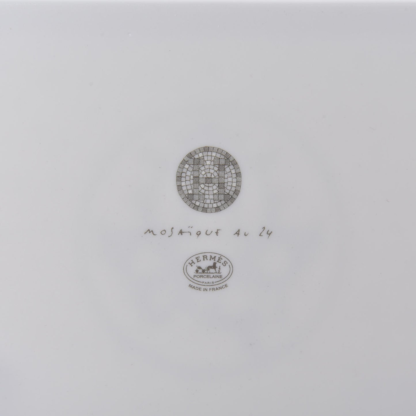 Porcelain Mosaique Au 24 Sushi Plate Platine