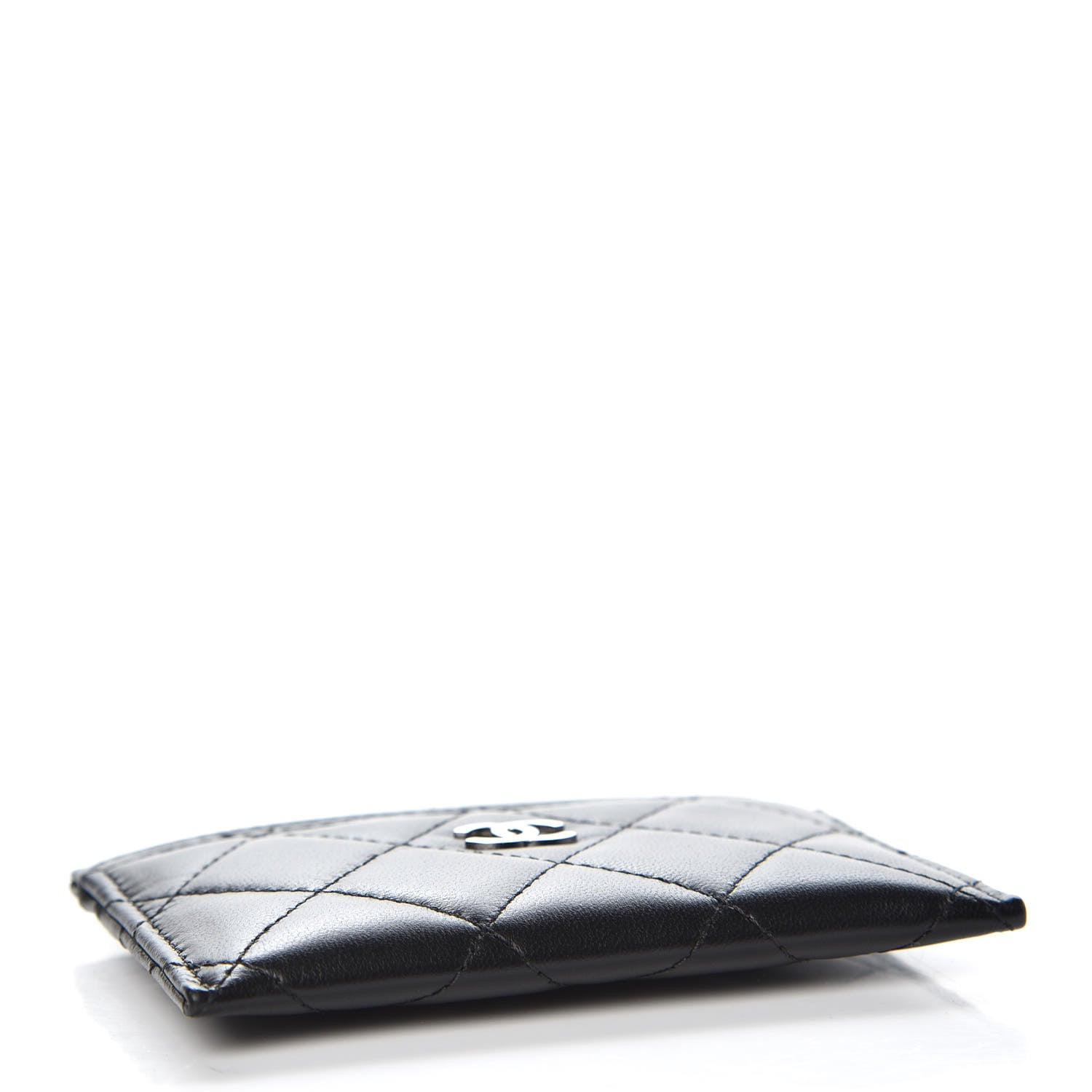 Chanel Lambskin Quilted Card Holder Black 4 of 9