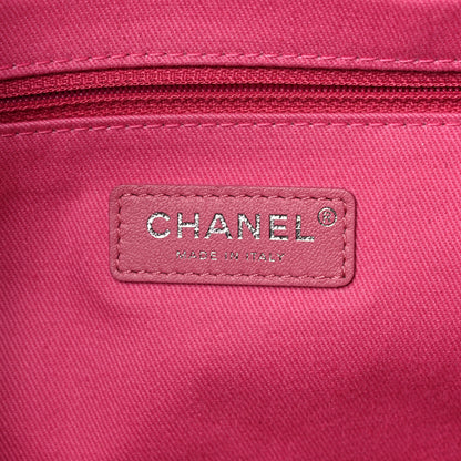 Chanel Mixed Fibers Large Shopping Bag Pink Beige 6 of 11