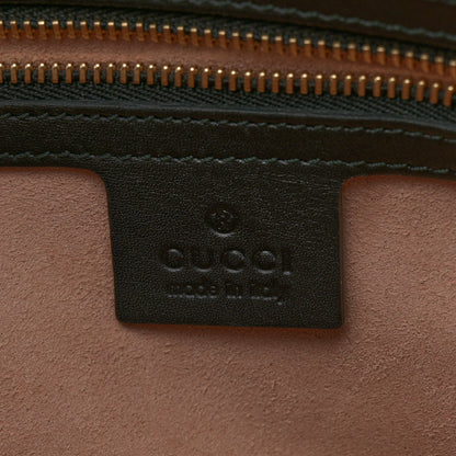 Gucci Guccissima Signature Medium Shoulder Tote Bag Black 6 of 14