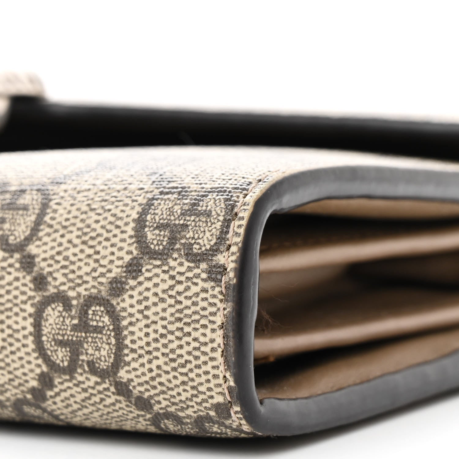Gucci GG Supreme Monogram Mini Dionysus Chain Wallet Beige Taupe 12 of 16