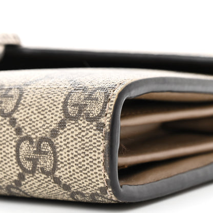Gucci GG Supreme Monogram Mini Dionysus Chain Wallet Beige Taupe 12 of 16