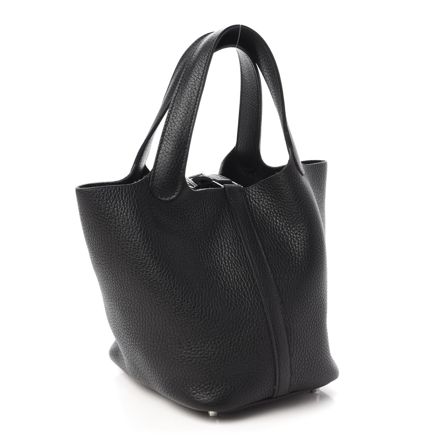 Hermes Taurillon Clemence Picotin Lock 18 PM Black 3 of 11