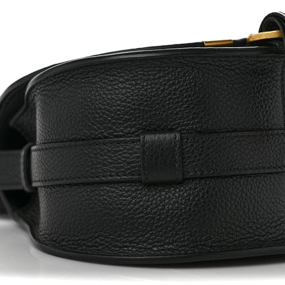 Chloe Calfskin Mini Marcie Round Crossbody Bag Black 8 of 9