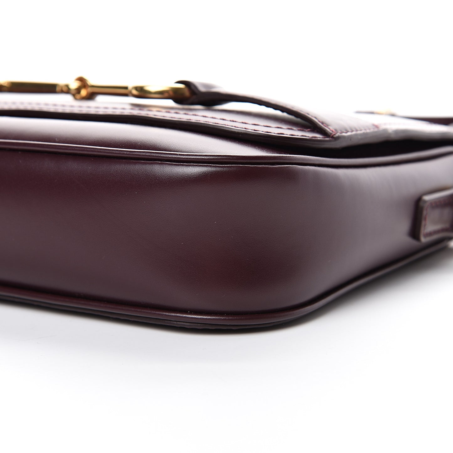 Satinated Calfskin Medium Crecy Bag Burgundy