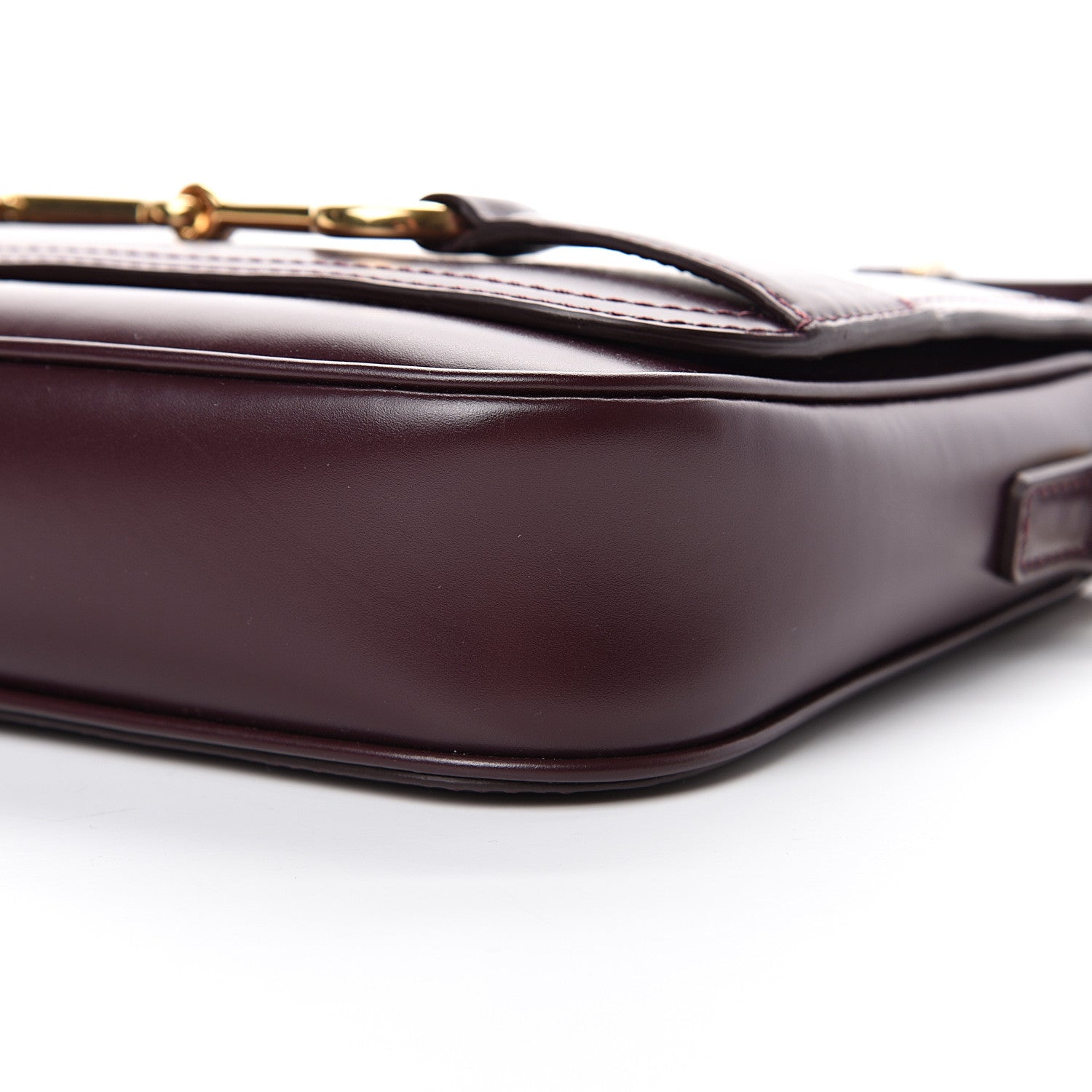 Celine Satinated Calfskin Medium Crecy Bag Burgundy 9 of 10