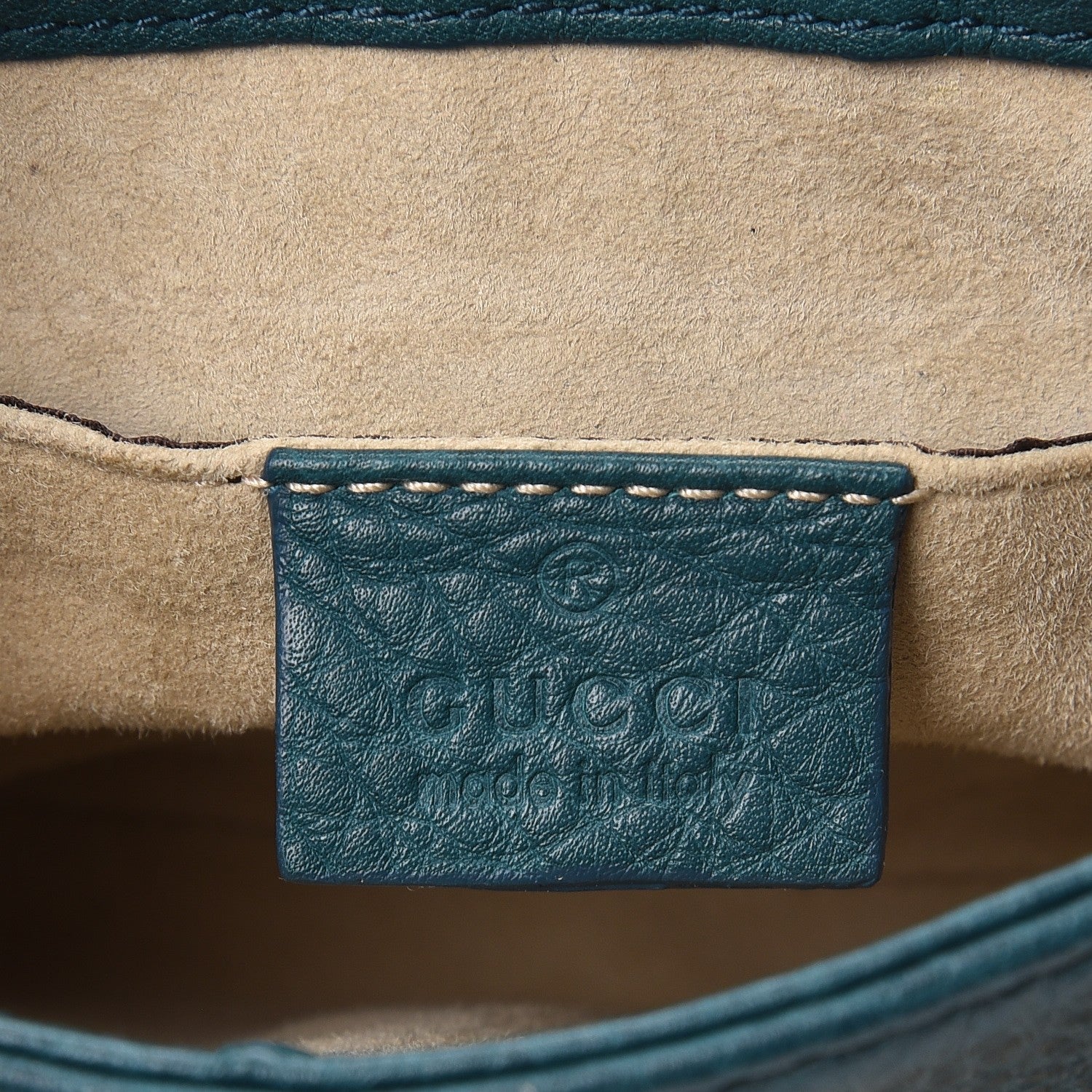 Gucci Dollar Calfskin Small 1973 Chain Shoulder Bag Deep Cobalt 7 of 8
