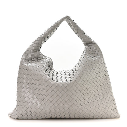 Bottega Veneta Calfskin Intrecciato Large Hop Sterling 1 of 9