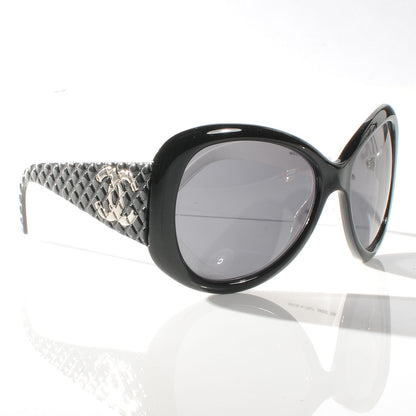 Chanel Quilted Sunglasses 34500 Black 3 of 5