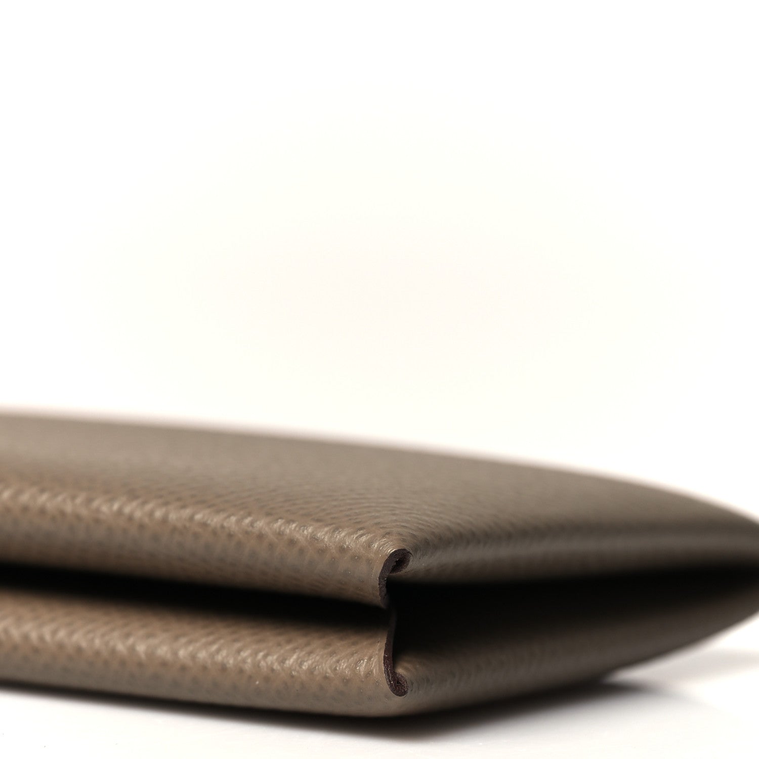 Hermes Epsom Calvi Card Case Etoupe 12 of 13