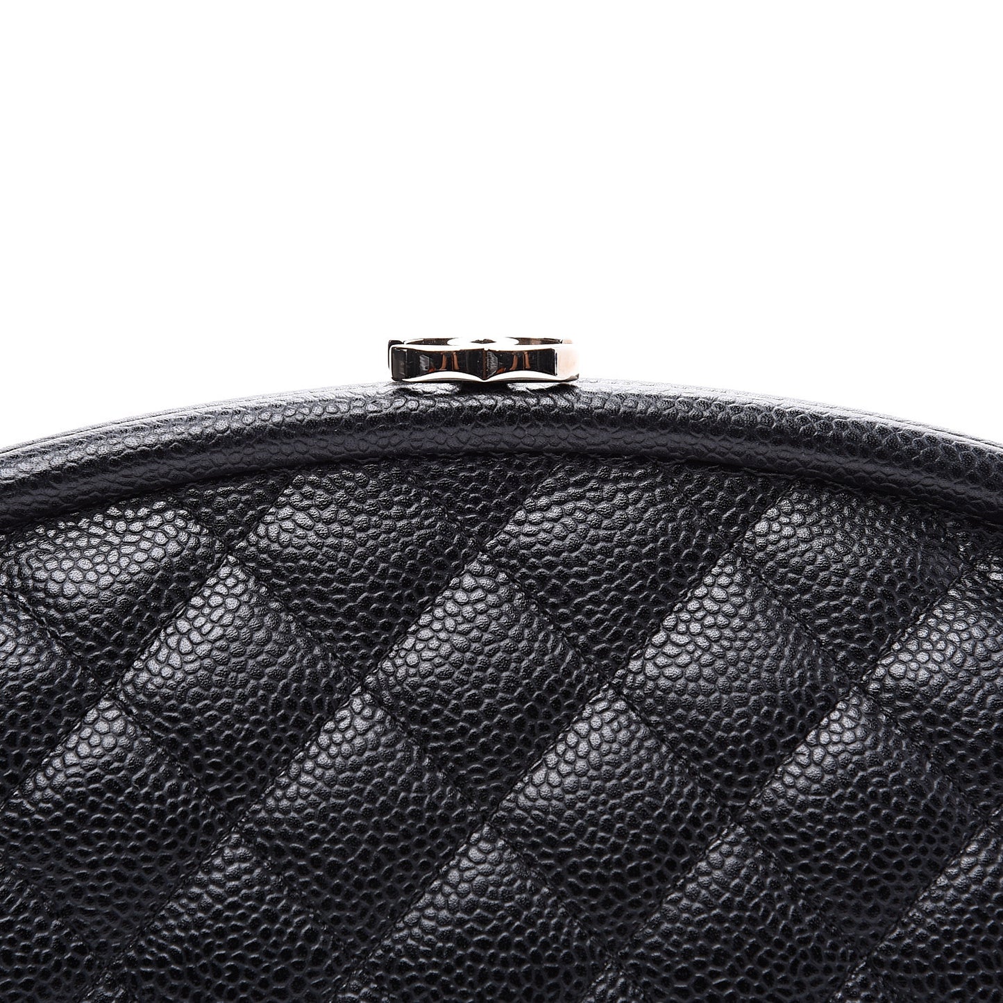 Caviar Quilted Timeless Clutch Black